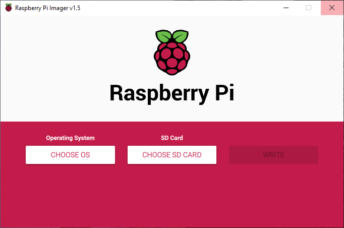 A Screenshot of Raspberry Pi Imager